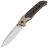 Нож WE Knife WE-Guthrie satin сталь 20CV рукоять Champagne Ti/Twill CF (WE23072B-2)