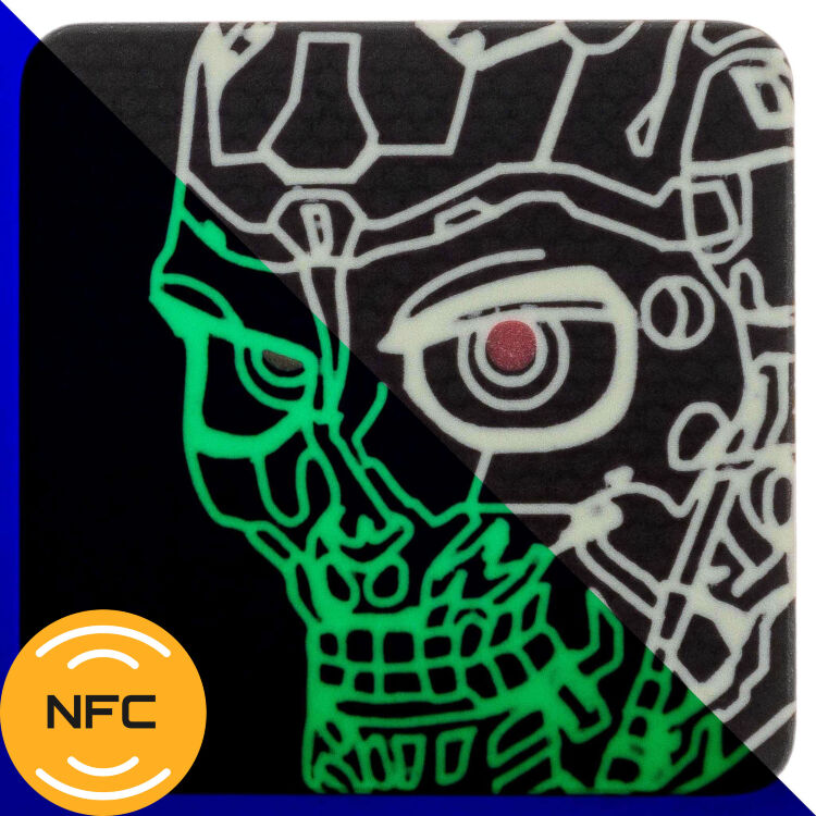 Патч Stabwoodstone Терминатор с NFC Black G10