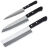 Набор из 3-х кухонных ножей Fuji Cutlery Giftset-B сталь Stainless steel рукоять пластик