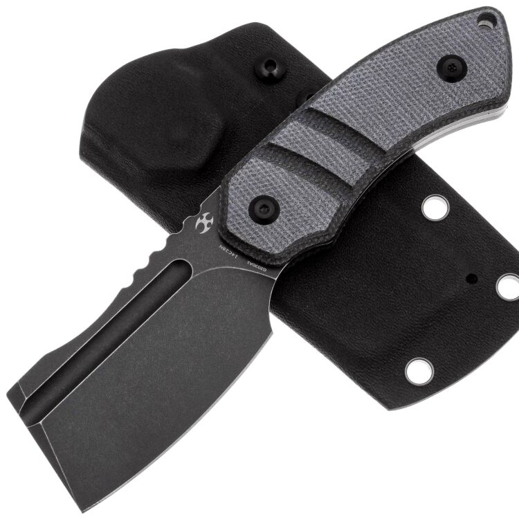 Нож Kansept Korvid S Fixed blackwash сталь 14C28N рукоять Black Micarta