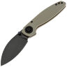 Нож Vosteed Shilin Cutter blackwash сталь 154CM рукоять Tan G10