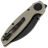 Нож Vosteed Shilin Cutter blackwash сталь 154CM рукоять Tan G10