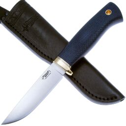 Нож Южный Крест Партнер Эксперт конвекс сталь Elmax рукоять латунь/микарта синяя (303.5256)