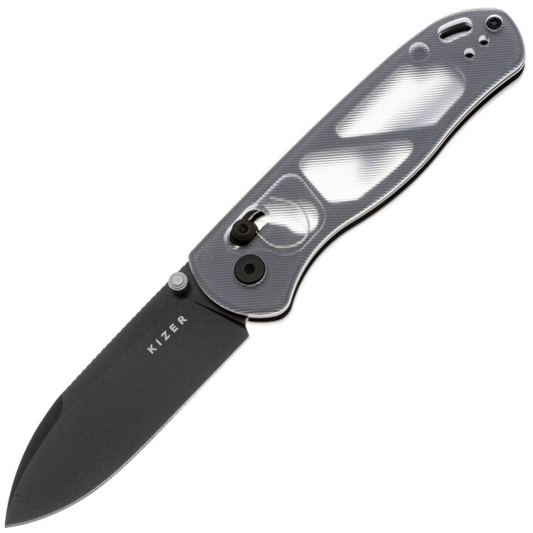 Нож Kizer Drop Bear black сталь Nitro-V рукоять Acrylic