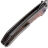 Нож WE Knife Winsome polished gray сталь M390 рукоять Gray Ti/Lava Flow FatCarbon (WE23092-4)