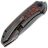 Нож WE Knife Winsome polished gray сталь M390 рукоять Gray Ti/Lava Flow FatCarbon (WE23092-4)