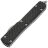 Нож Microtech Ultratech T/E satin Signature сталь M390 рукоять Black Aluminum/CF (123-4CFS)