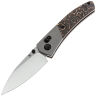 Нож Kansept Dako stonewash сталь S35VN рукоять Ti/Copper Carbon Fiber