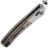 Нож Kansept Dako stonewash сталь S35VN рукоять Ti/Copper Carbon Fiber