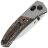 Нож Kansept Dako stonewash сталь S35VN рукоять Ti/Copper Carbon Fiber
