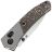 Нож Kansept Dako stonewash сталь S35VN рукоять Ti/Copper Carbon Fiber