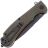 Нож Daggerr Wocket DL blackwash serrated сталь 8Cr14MoV рукоять Olive FRN