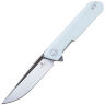 Нож Bestechman Dundee satin/grey titanized сталь D2 рукоять White G10 (BMK01G)