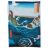 Хэнк (платок) Knife to meet You Hiroshige-WAVE 28,5*21см