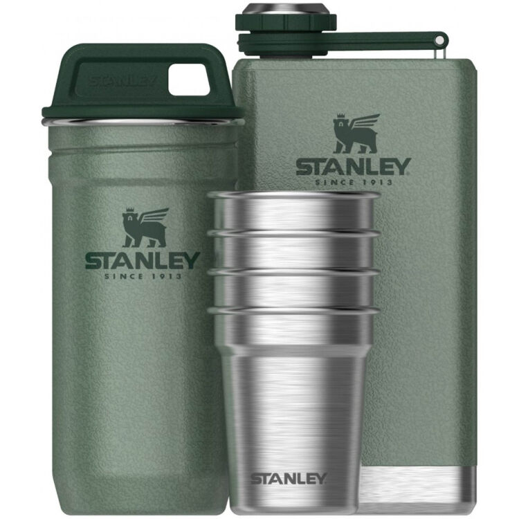 Набор стопок Stanley Adventure 0.059л + фляга 0.23л зеленый (10-01883-058)