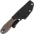 Нож Kansept Tiny Dancer blackwash/satin сталь S35VN рукоять Bronze Titanium