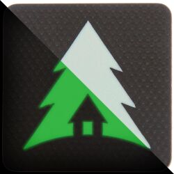 Патч Forest-Home Logo Black G10
