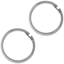 Кольцо для ключей Nite Ize Key O-Series Gated Key Ring Stainless 2 packr (OS-11-2R6)