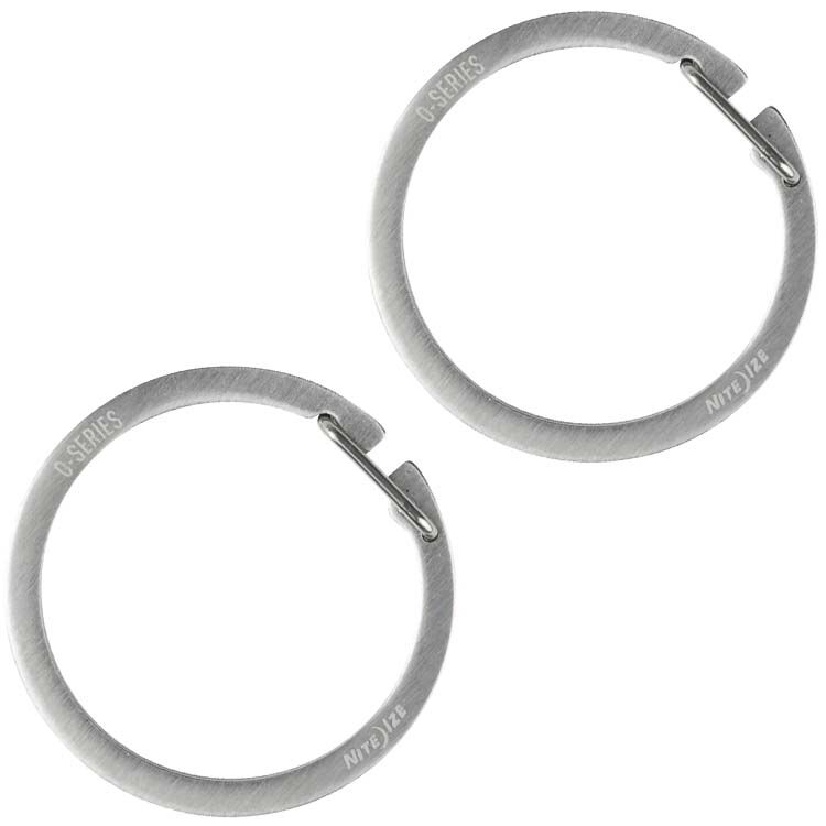 Кольцо для ключей Nite Ize Key O-Series Gated Key Ring Stainless 2 packr (OS-11-2R6)