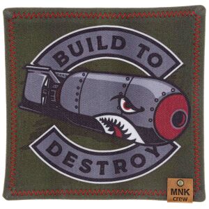 Хэнк (платок) MonkeyCREW Build to Destroy/Red 20*20см 
