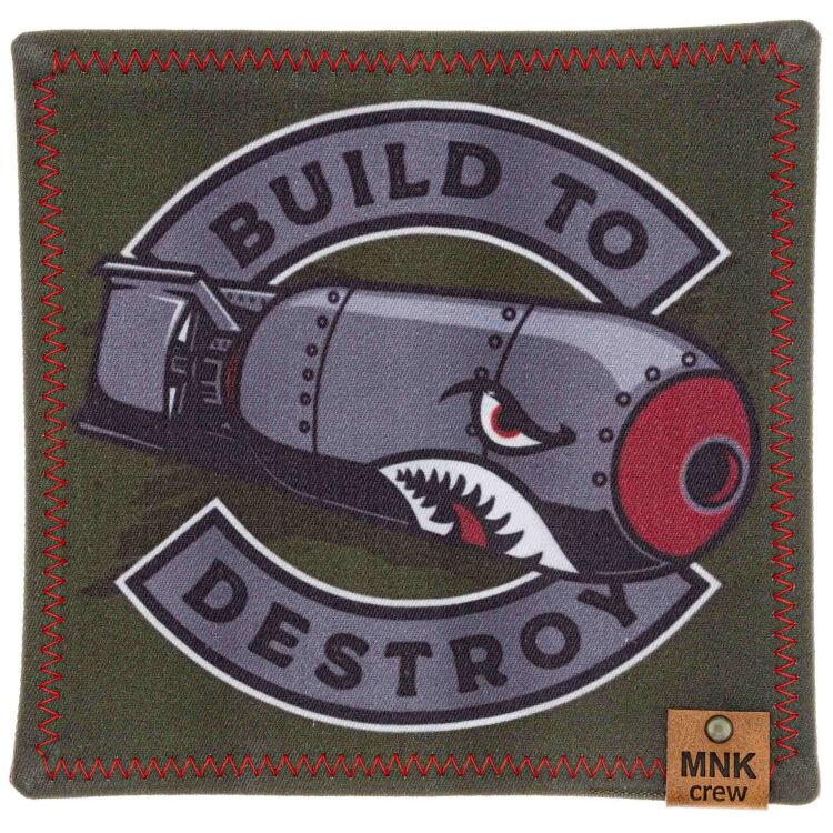 Хэнк (платок) MonkeyCREW Build to Destroy/Red 20*20см
