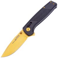 Нож SOG Terminus XR LTE Gold TiNi сталь S35VN рукоять Carbon Fiber (TM1033)