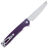 Нож Daggerr Ronin 2.0 Stonewash сталь D2 рукоять Purple G10