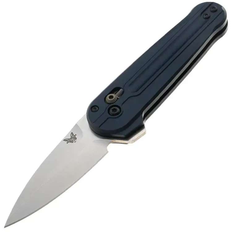 Нож Benchmade Lowden сталь M390 рукоять Crater Blue Aluminum (491)