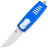 Нож Steelclaw Криптон-01 сталь D2 рукоять Blue Aluminium