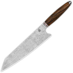 Нож кухонный QSP Kritsuke 8' сталь Laminated Damasucus рукоять Desert Iron Wood (QS-KK-004B)
