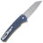 Нож Pro-Tech Malibu Reverse Tanto Custom 006 сталь CPM-20CV рукоять Blue /Bronze Ti