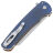 Нож Pro-Tech Malibu Reverse Tanto Custom 006 сталь CPM-20CV рукоять Blue /Bronze Ti