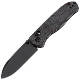 Нож Kizer Drop Bear сталь S35VN Black рукоять Medusa FatCarbon