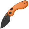 Нож Kizer Microbe black PVD сталь 14C28N рукоять Orange Aluminum