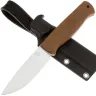Нож Owl Knife Hoot-S сталь N690 рукоять микарта Орех