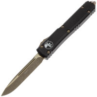 Нож Microtech Ultratech S/E Bronze Apocalyptic сталь M390 рукоять Black Aluminium (121-13AP)