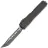 Нож Microtech Ultratech Ex Gen III ZBP Hellhound apocalyptic сталь M390MK рукоять Gray Aluminium
