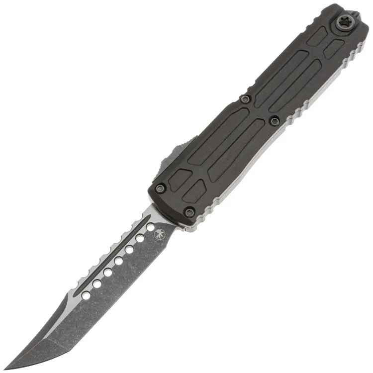 Нож Microtech Ultratech Ex Gen III ZBP Hellhound apocalyptic сталь M390MK рукоять Gray Aluminium