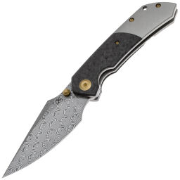 Нож Kansept Fenrir сталь Damascus рукоять Shred CF/Titanium