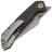 Нож Kansept Fenrir сталь Damascus рукоять Shred CF/Titanium