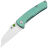 Нож Kansept Little Main Street stonewash сталь S35VN рукоять Green Titanium