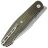Нож Real Steel Serenity Liner-Lock beadblast  сталь N690 рукоять Green Micarta (7682GM)