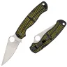 Нож Spyderco Paramilitary 2 Salt satin MagnaCut рукоять Yellow/Black G10