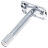 Бритвенный станок Boker Rasierhobel Butterfly Chrome рукоять металл (04BO214)