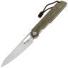 Нож SHOOZIZ XUN119C сталь D2 рукоять Green Micarta