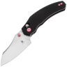 Нож Kizer Bulldog satin сталь 154CM рукоять Black Aluminium