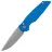 Нож Pro-Tech TR-3 stonewash сталь 154CM рукоять Blue Aluminium
