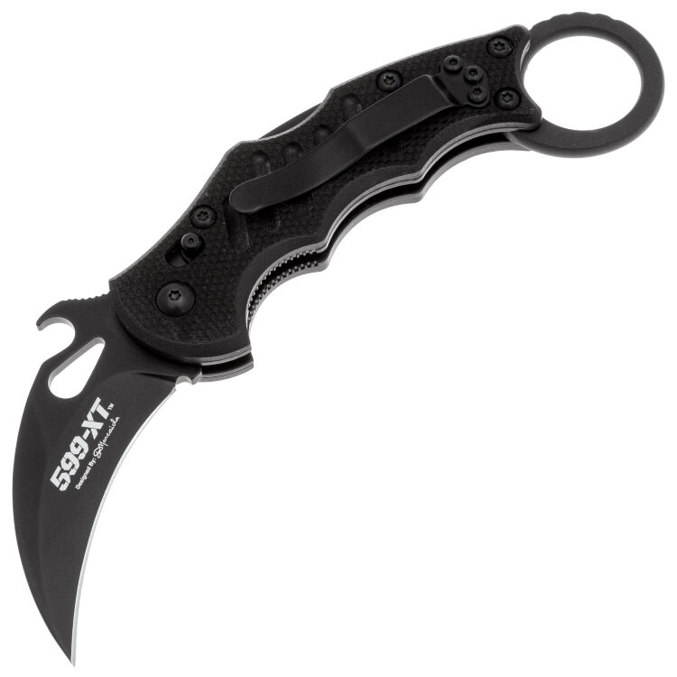 Нож FOX Karambit XT Black сталь N690Co рукоять Black G10 (FX-599 XT)