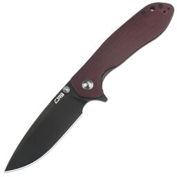 Нож CJRB Scoria PVD сталь AR-RPM9 рукоять Burgundy Micarta (J1920-BDRC)