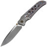 Нож WE Knife WE-Guthrie satin сталь 20CV рукоять Gray Ti/Nebula FatCarbon (WE23072B-3)